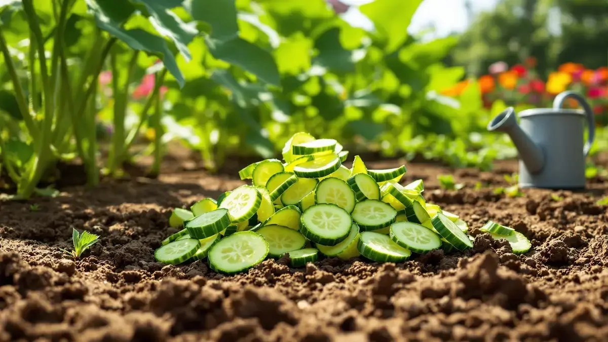 Gooi je komkommerschillen niet meer weg, ze doen wonderen in de tuin