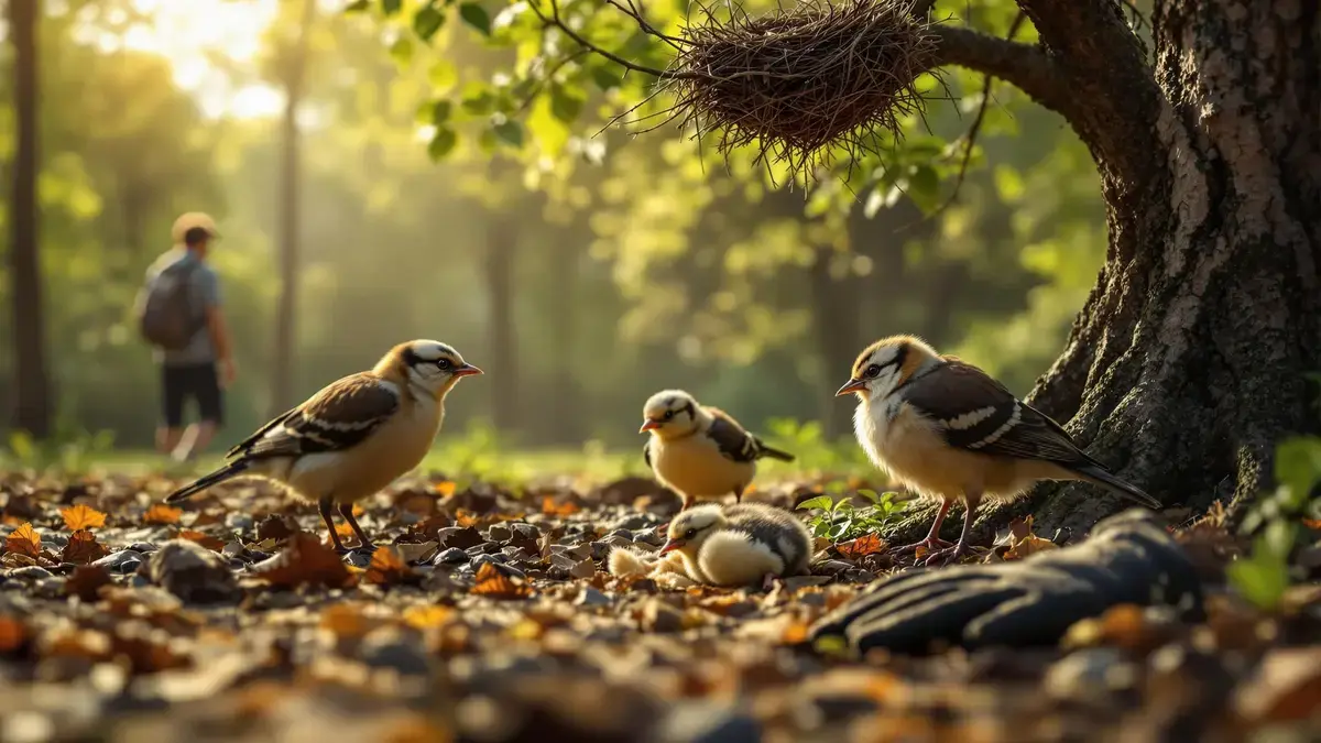 Vogeltjes die in mei uit het nest zijn gevallen: de gebaren die je absoluut moet vermijden als je er een tegenkomt